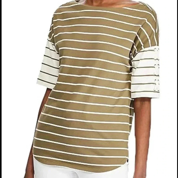 Lauren Ralph Lauren Tops - Lauren Ralph Lauren Womens Kalenka Cotton Lace-Up Top size XS